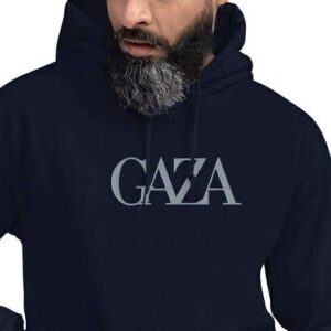 เสื้อ ฮูด สกรีน GAZA (คละสี)